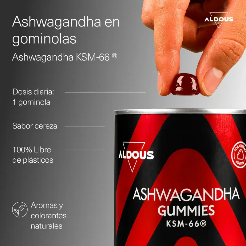 Aldous Bio Ashwagandha Ksm-66 , 120 gummies