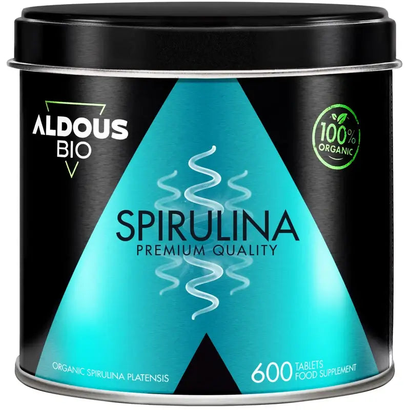 Aldous Bio Spirulina Organic Premium, 600 units