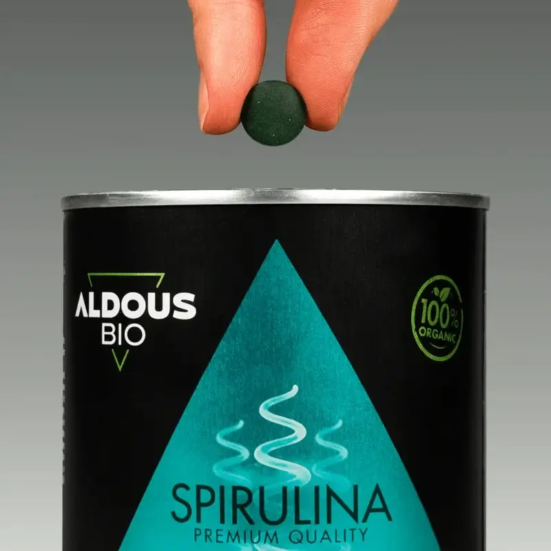 Aldous Bio Spirulina Organic Premium, 600 units
