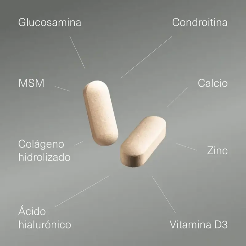 Aldous Bio Glucosamine, Chondroitin, Msm, Collagen, Hyaluronic Acid, Zinc, Calcium & Vitamin D3 , 200 tablets