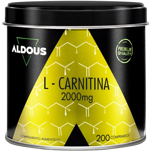 Aldous Bio Bio L Carnitine 2000Mg Pre Workout & Muscle Recovery Supplement, 200 Tablets