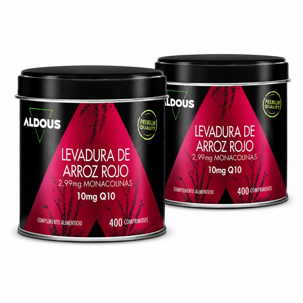 Aldous Bio Red Yeast Rice with Coenzyme Q10 , 400 Tablets , pack 2