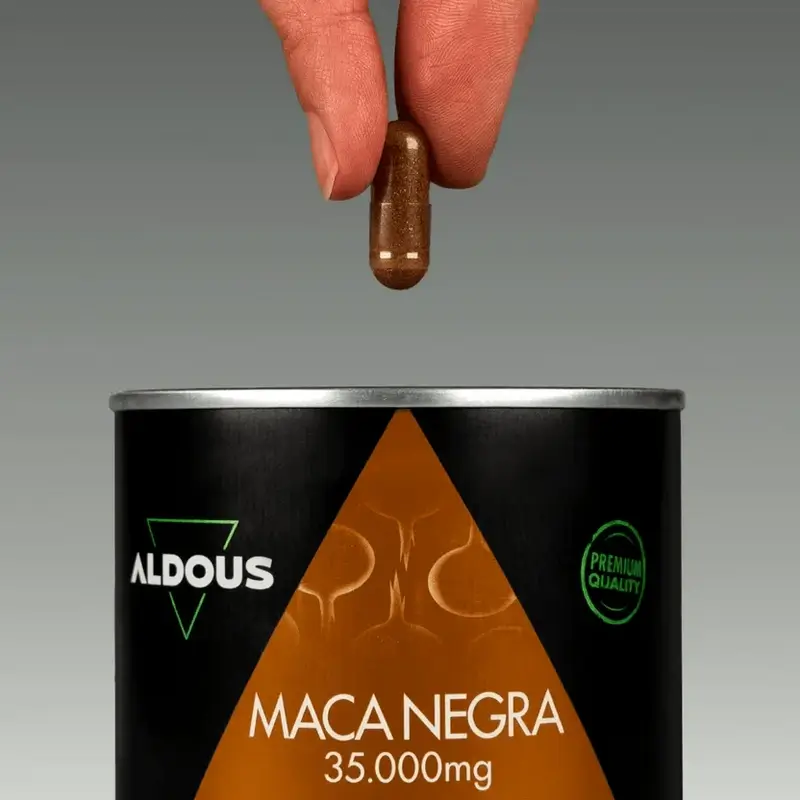 Aldous Bio Peruvian Black Maca Complex Arginine, Zinc, Vitamin C, B12 & B6 , 200 capsules