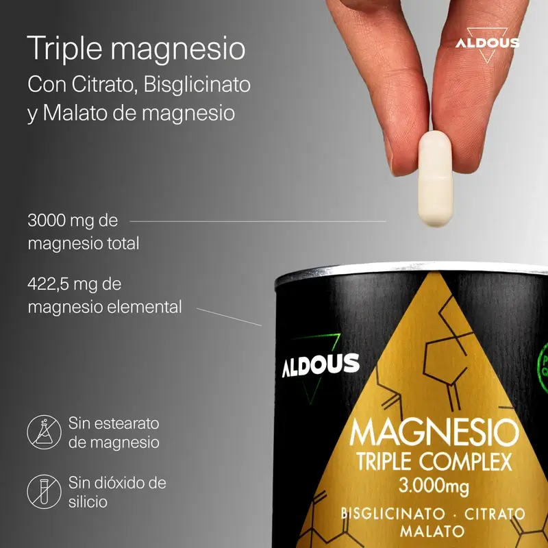 Aldous Bio Magnesium Complex Triple 3000Mg, 200 capsules