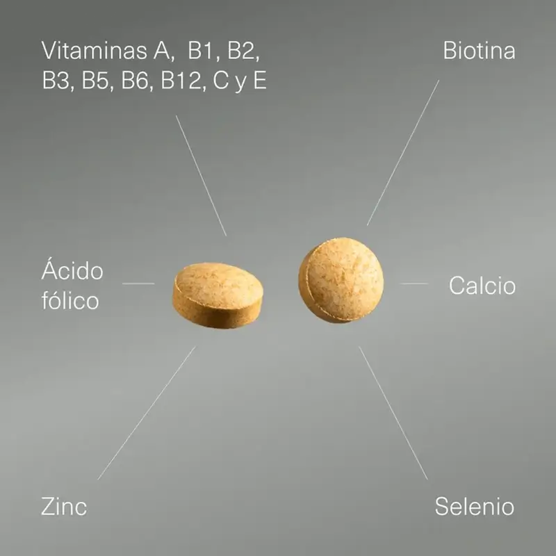 Aldous Bio Multivitamins Vitamin C, D, E, A, B Vitamins, Biotin, Folic Acid, Calcium, Zinc, Selenium , 500 tablets
