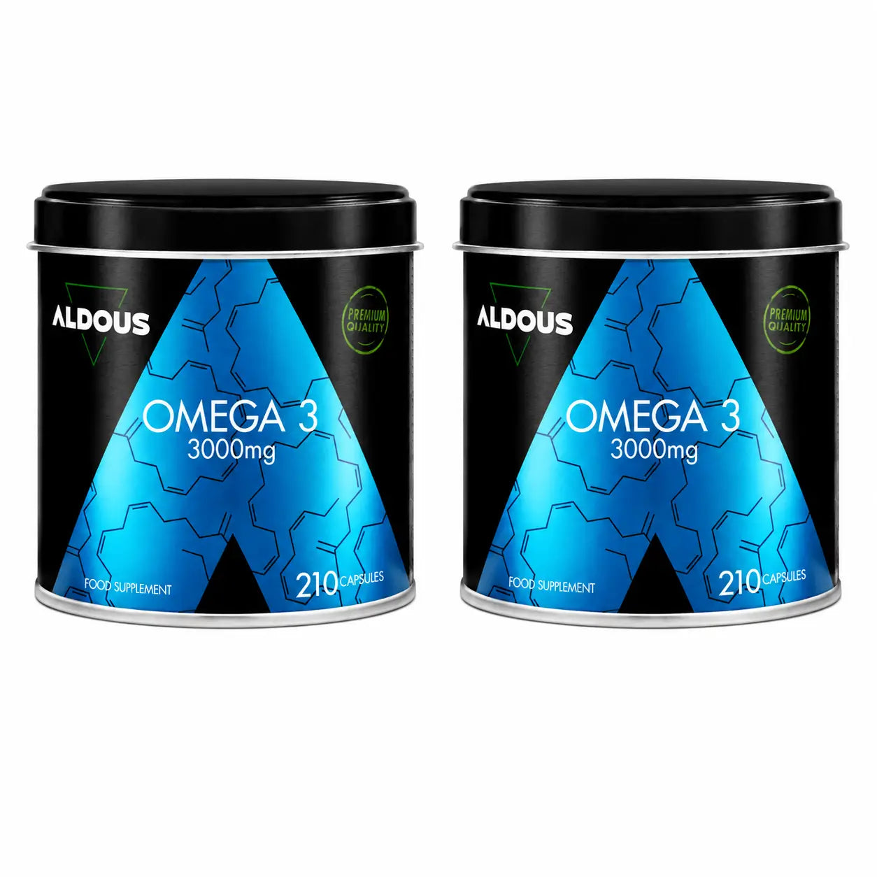 Aldous Bio Omega 3 3000Mg, 210 Caspsules, pack 2