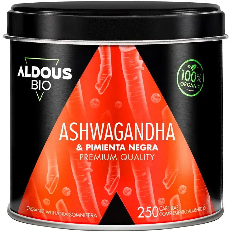 Aldous Bio Ashwagandha Root With Black Pepper , 250 capsules