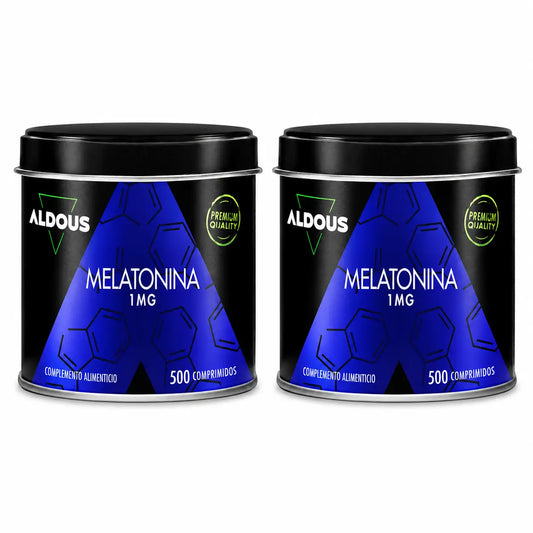 Aldous Labs Food Supplement Pure Melatonin 1 Mg , 500 Tablets , pack 2