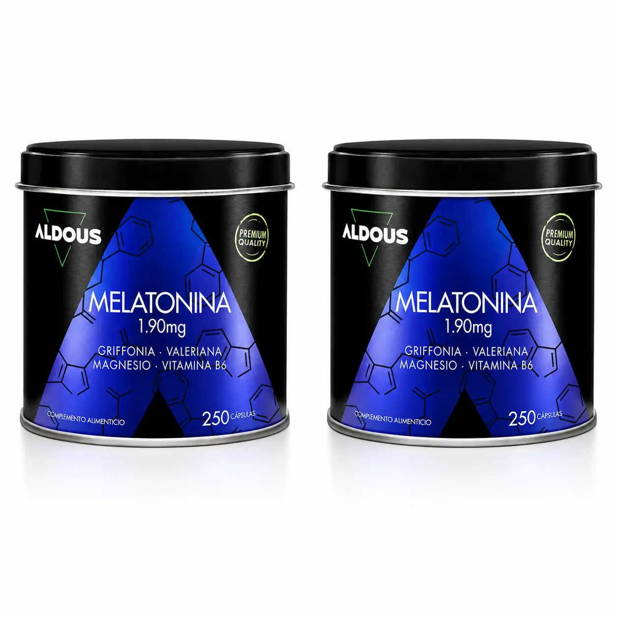 Aldous Labs Melatonin With 5Htp, Magnesium, Valerian And Vitamin B6 , pack 2