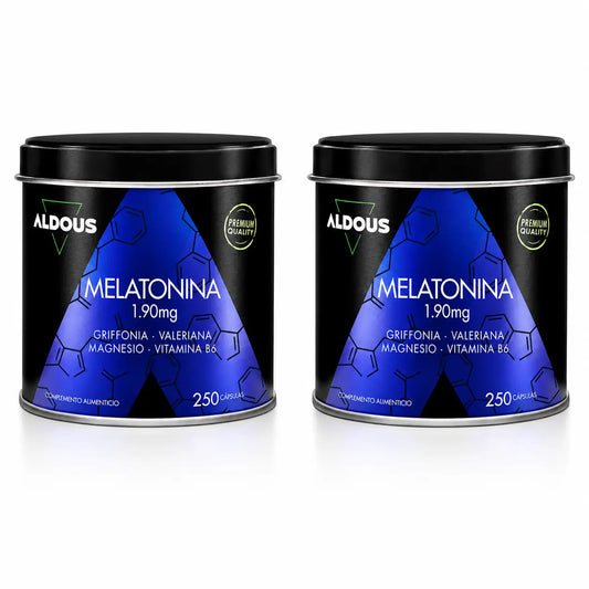 Aldous Labs Melatonin With 5Htp, Magnesium, Valerian And Vitamin B6 , pack 2