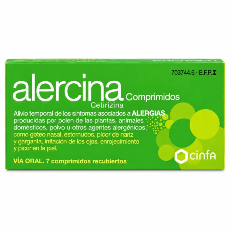 Alercina 10 mg 7 Film-coated Tablets
