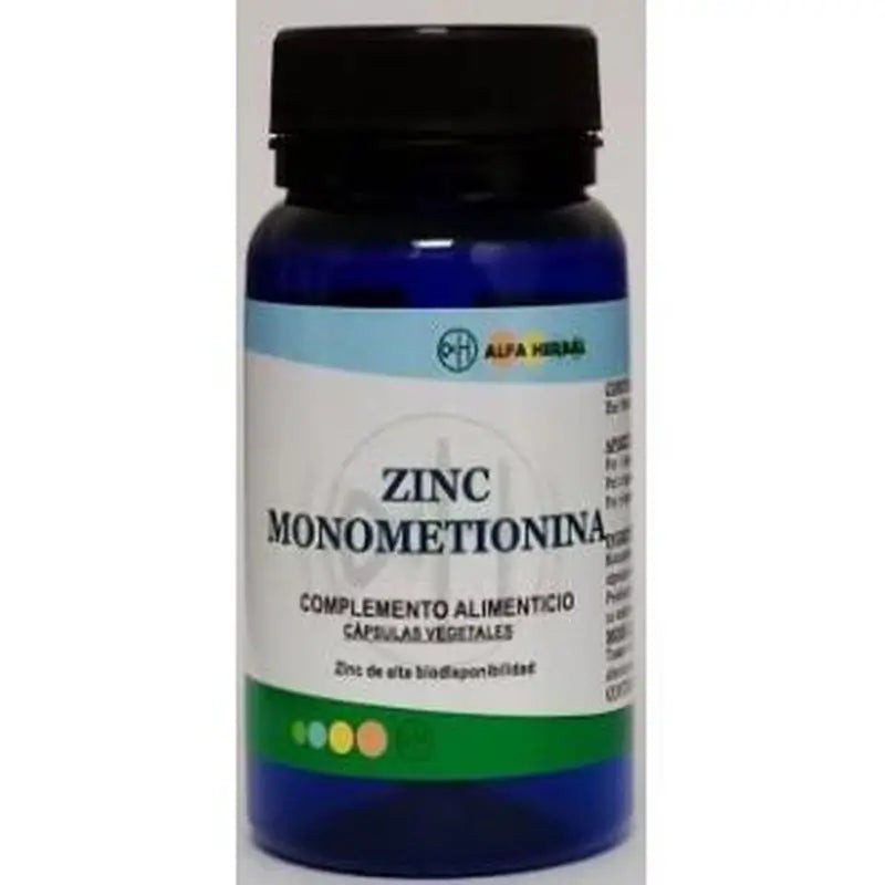 Alpha Herbal Zinc Monomethionine 100 Capsules