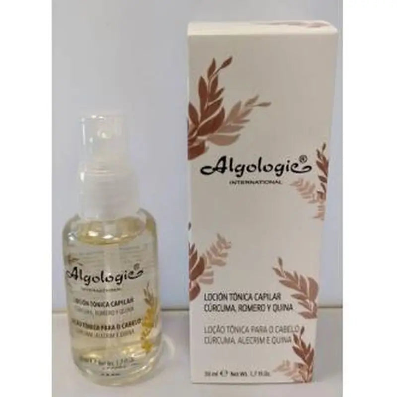 Algologie Hair Tonic Lotion Curcuma, Rosemary, Quina 50Ml.