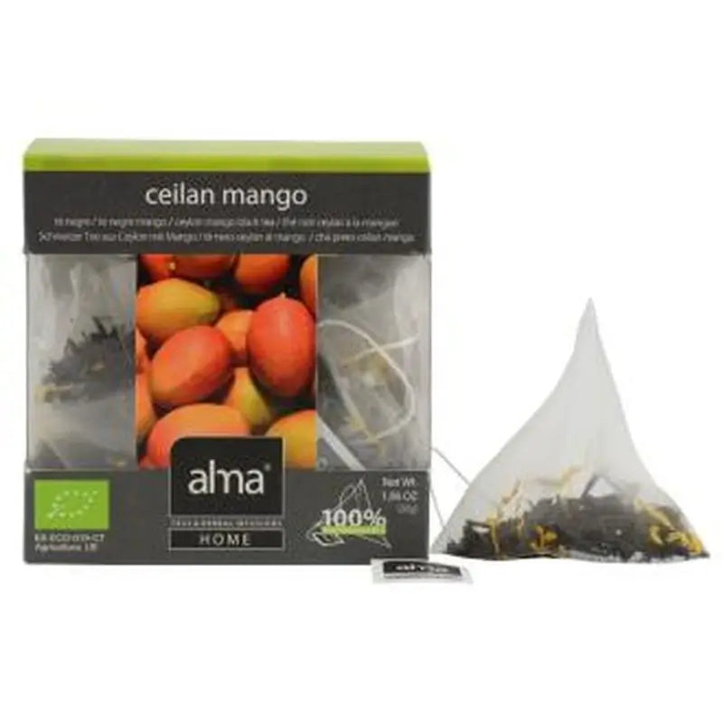 Alma Home Mango Tea Infusion 15Piramides. Eco Vegan**