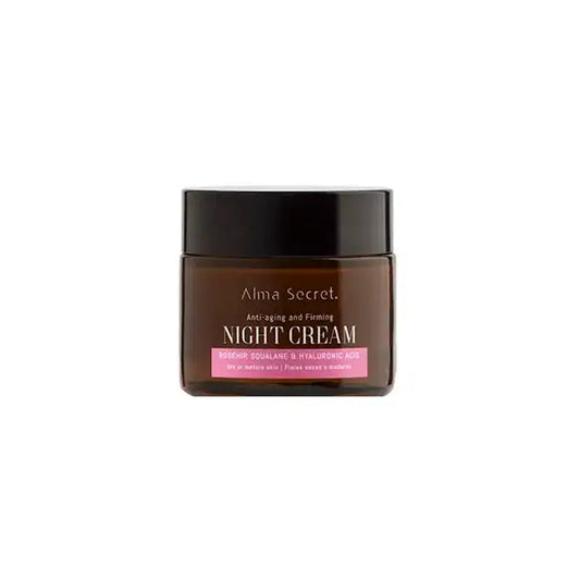 Alma Secret Anti-Ageing Repairing Night Cream R. Mosqueta, Squalane & Hyalur.