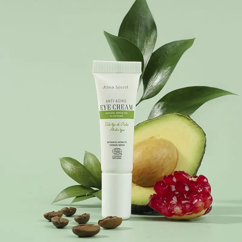 Alma Secret Anti-Aging Eye Contour Tube Avocado, Green Tea & Caffeine