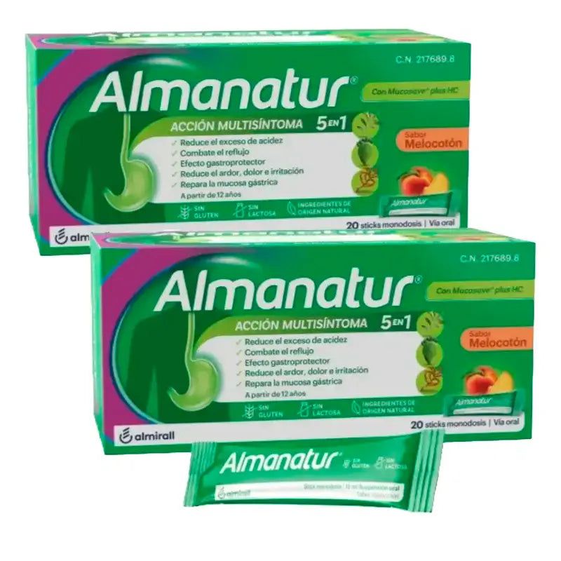 Almanatur Peach, Pack 2 x 20 sachets