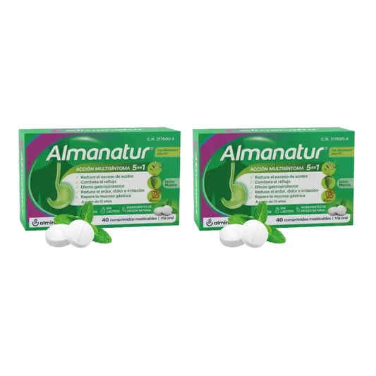 Almanatur Peppermint, 2X40 Tablets