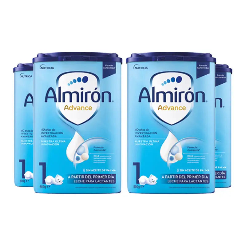 Almirón Advance 1 Starter Milk From Day One, 4 X 800g