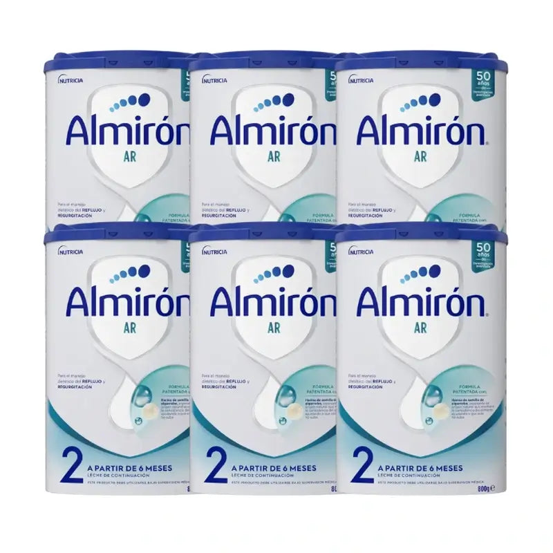 Almiron Advance Ar2, Anti-Regurgitation Baby Formula, From 6 Months , 6 x 800 grams