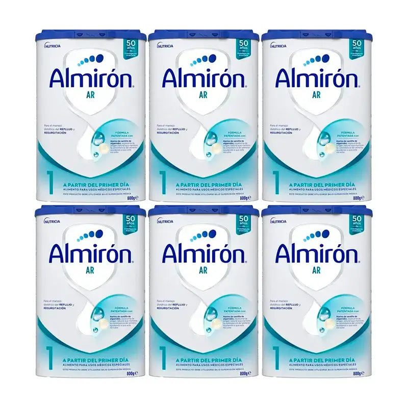 Almiron Ar 1, Anti-Regurgitation Baby Formula, From Day One , 6 x 800 g