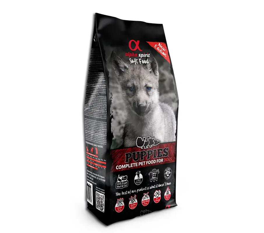 Alpha Spirit Canine Puppy Semi-moist 1,5Kg, dog food