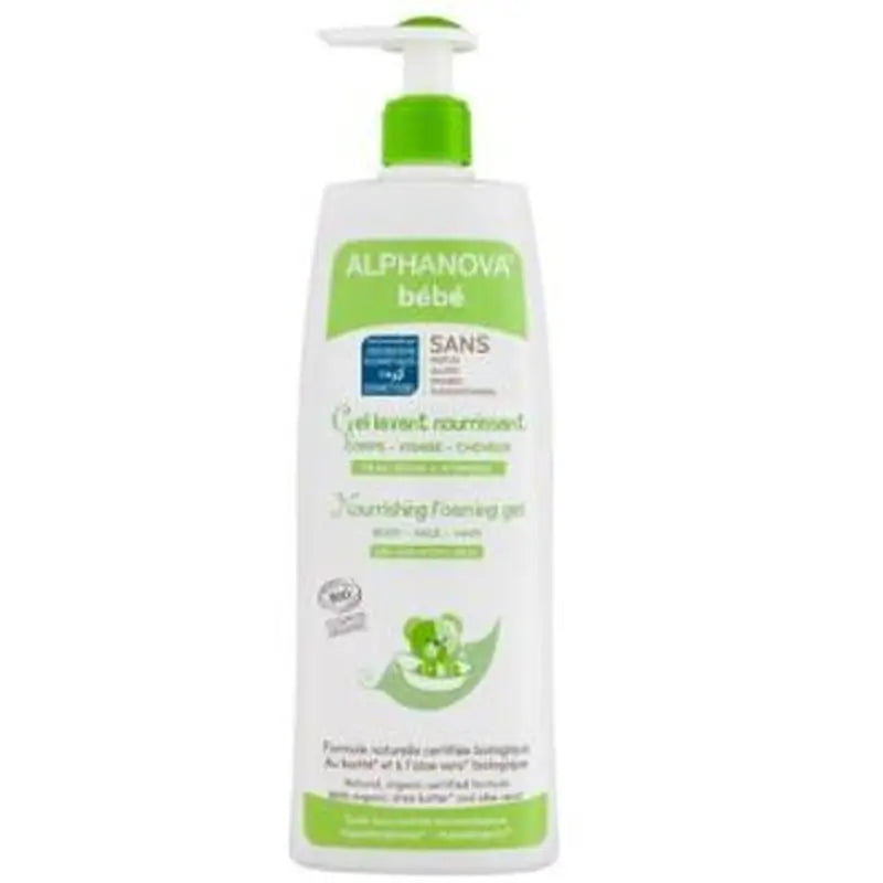 Alphanova Dermo-Cleansing Nourishing Baby Gel 500Ml. Bio