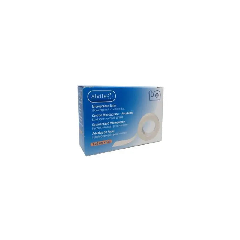 Alvita Microporous Tape, 1,25 cm x 5 m