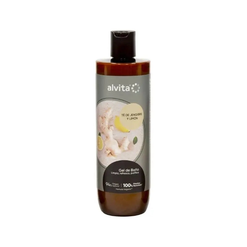 Alvita Ginger & Lemon Tea Bath Gel, 400 ml