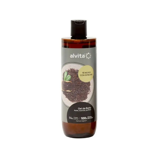 Alvita Black Tea & Spice Bath Gel, 400 ml