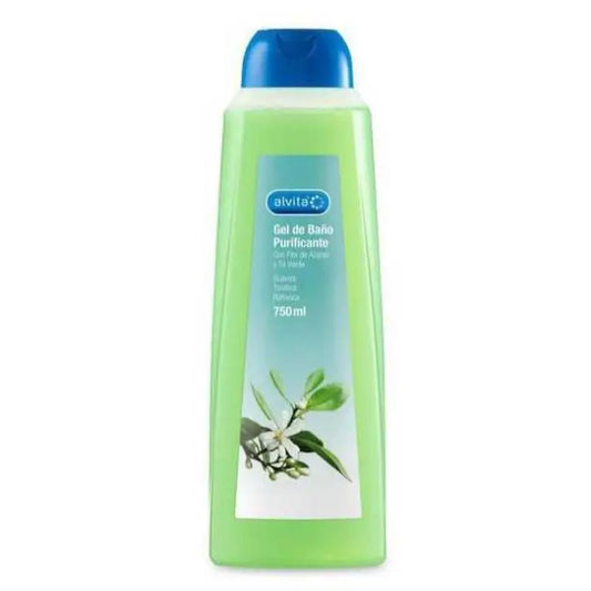 Alvita Purifying Bath Gel (Green Tea), 750 ml