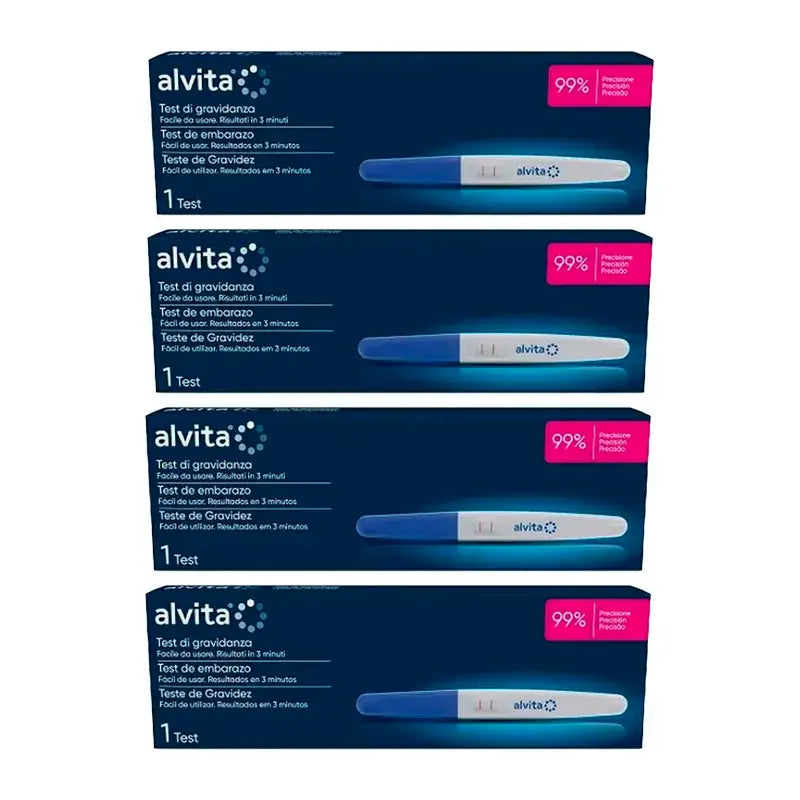 Alvita Pregnancy Test Pack 4 units