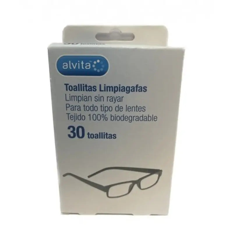 Alvita Eyewear Cleaning Wipes, 30 pcs.