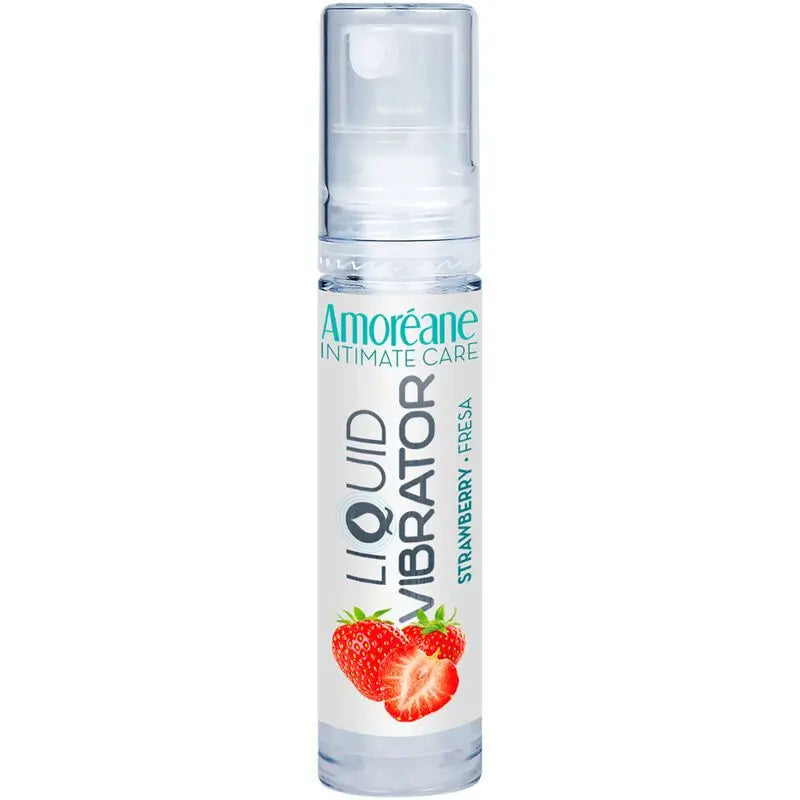 Amoreane Strawberry Water Based Liquid Vibrator 10 Ml