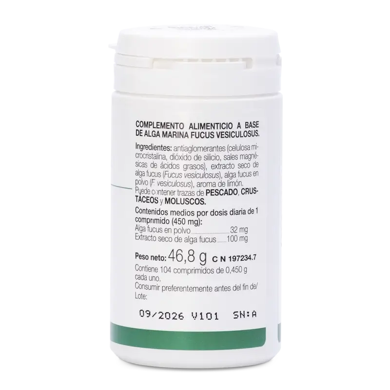 Ana Maria Lajusticia Algae Lemon Flavour , 104 tablets