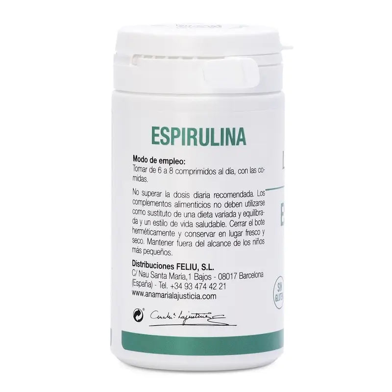 Ana Maria Lajusticia Spirulina, 160 tablets