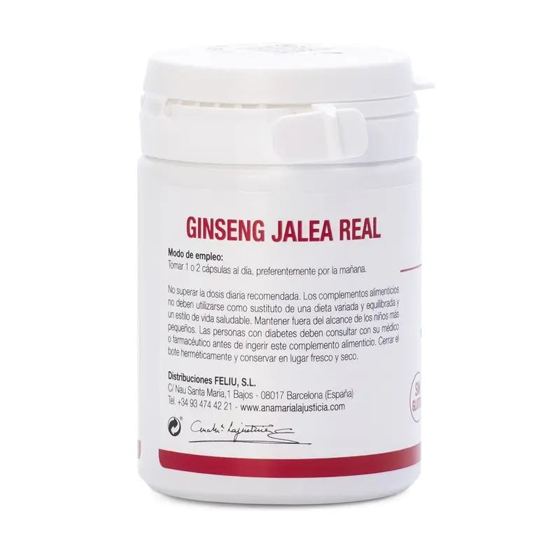 Ana Maria Lajusticia Ginseng with Royal Jelly, 60 capsules