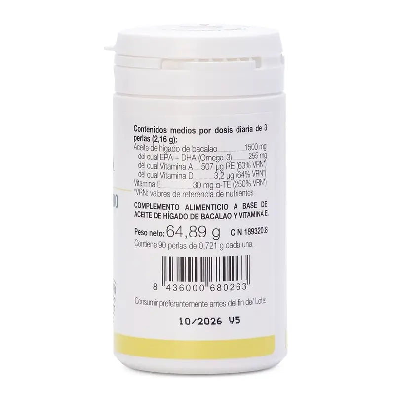 Ana Maria Lajusticia Cod Liver Oil, 90 pearls