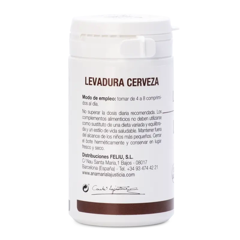 Ana Maria Lajusticia Brewer's Yeast + Wheat Germ + Thiamine (B1), 80 tablets