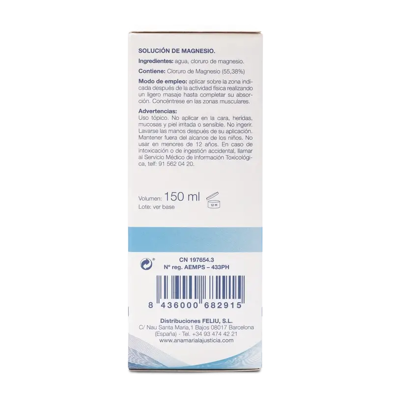Ana Maria Lajusticia Magnesium Oil, 150 ml