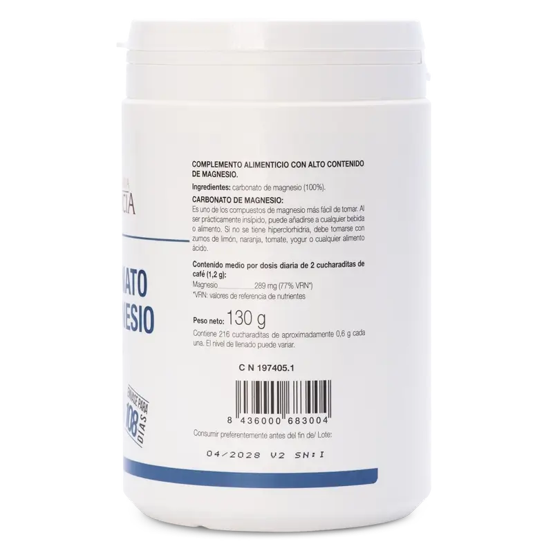 Ana Maria Lajusticia Magnesium Carbonate, 130 grams