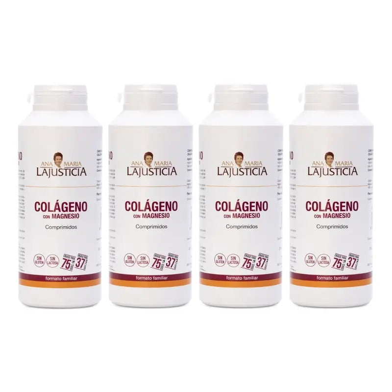 Ana Maria Lajusticia Collagen with Magnesium, Pack 4 x 450 tablets