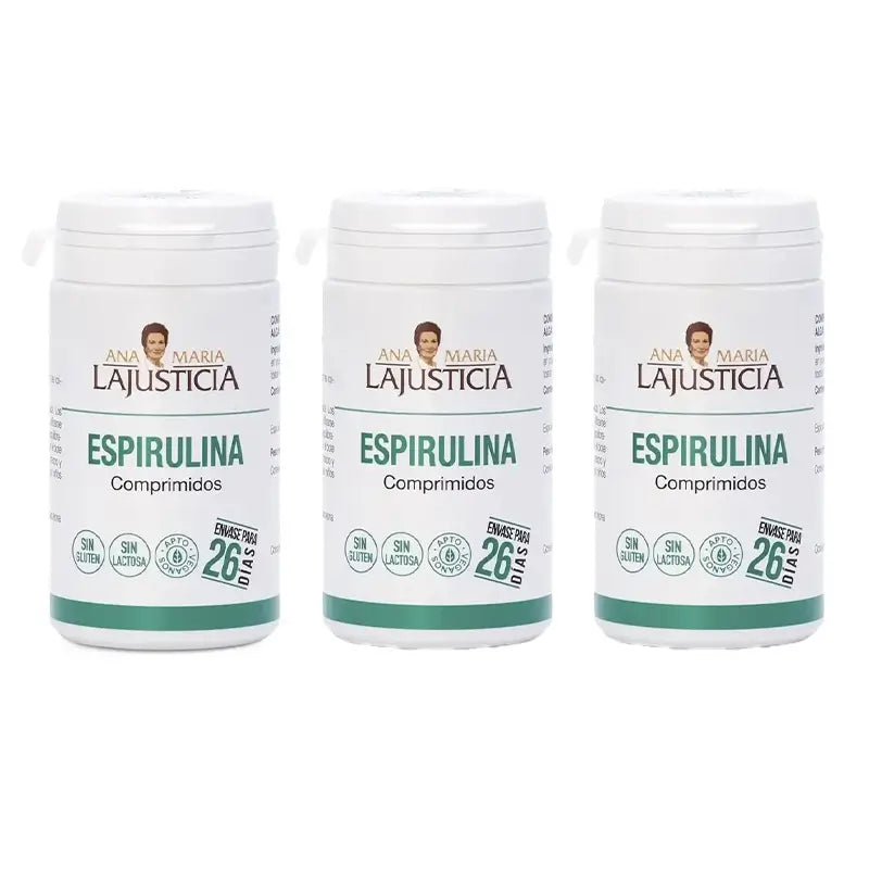 Ana Maria Lajusticia Spirulina , 3X160 Tablets