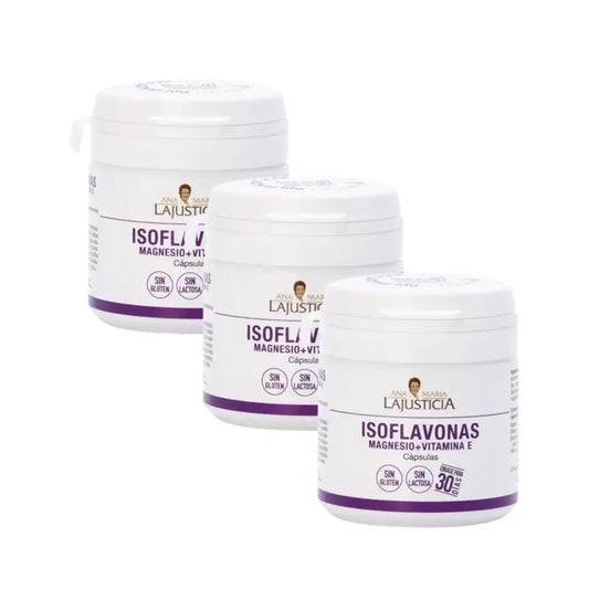 Ana Maria Lajusticia Isoflavones with Magnesium + Vitamin E, 3x30 capsules