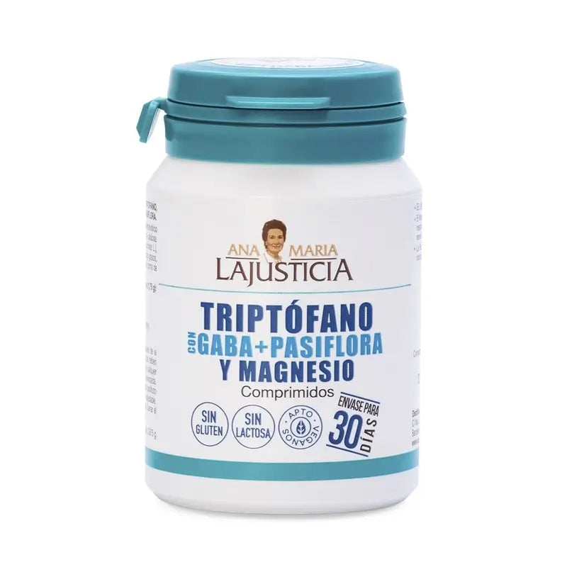 Ana Maria Lajusticia Tryptophan with GABA + Plasifora and Magnesium, 60 tablets