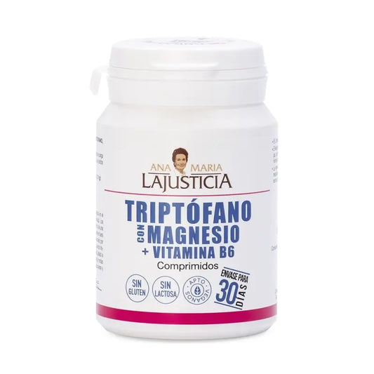Ana Maria Lajusticia Tryptophan with Magnesium + Vitamin B6, 60 tablets