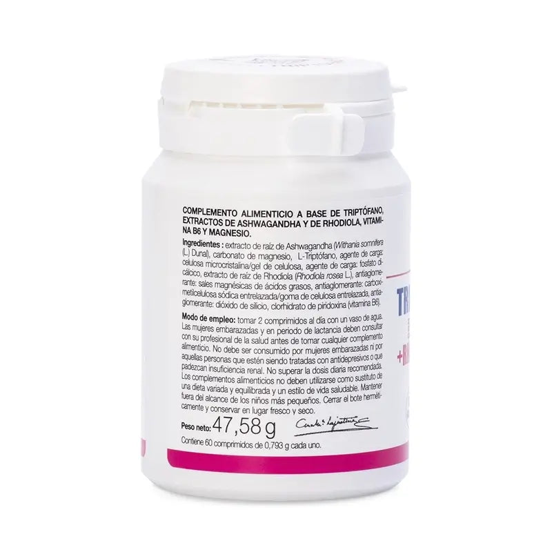 Ana Maria Lajusticia Tryptophan Plus with Ashwagandha + Rhodiola and Magnesium, 60 tablets