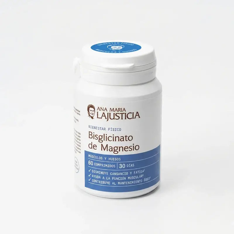 Anamarialajusticia Magnesium Bisglycinate, 60 tablets