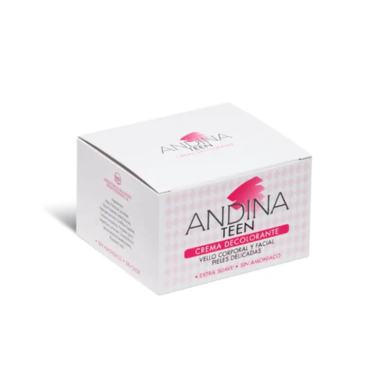 Andina Teen Bleaching Cream for Delicate Skin 30 gr + Accelerator Powder 10 gr