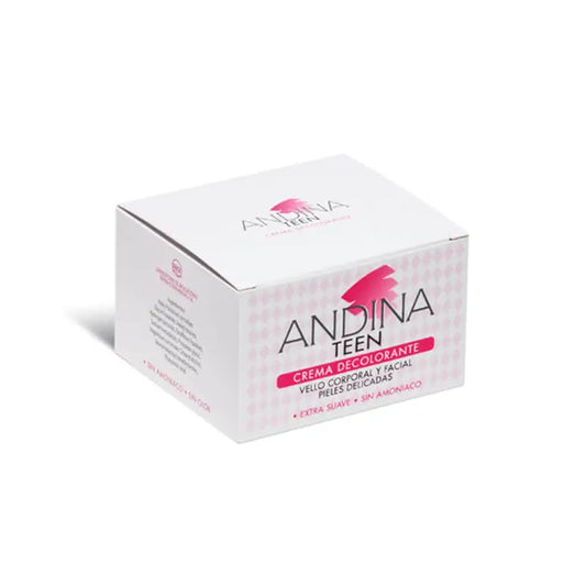 Andina Teen Bleaching Cream for Delicate Skin 30 gr + Accelerator Powder 10 gr